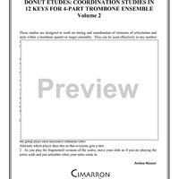 Donut Etudes: Coordination Studies, Volume 2 - Notes