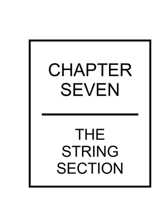 Chapter 7: The String Section