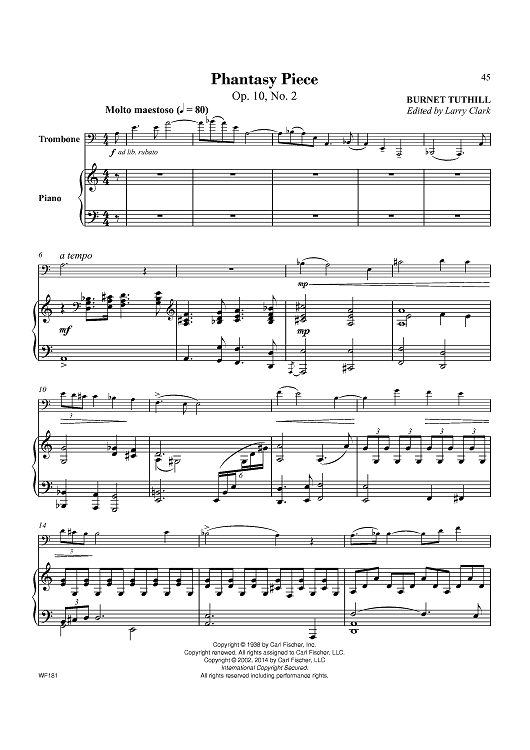 Phantasy Piece - Op. 10, No. 2