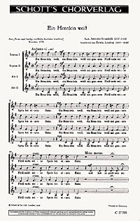 Ein Hennlein weiß - Choral Score