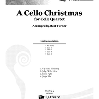 A Cello Christmas for Cello Quartet - Score