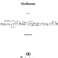 Sicilienne - Cello