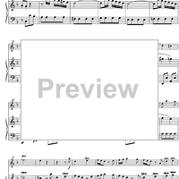 Partita No. 3 d minor - Score