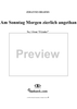 Am Sonntag Morgen zierlich angethan - No. 1 from "5 Lieder" - Op. 49