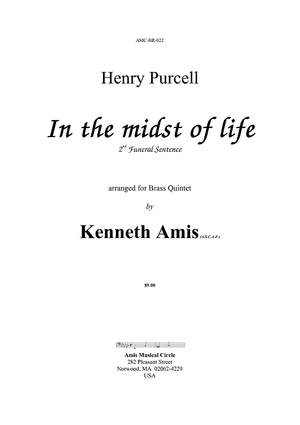 In the midst of life (2nd Funeral Sentence) - Introductory Notes