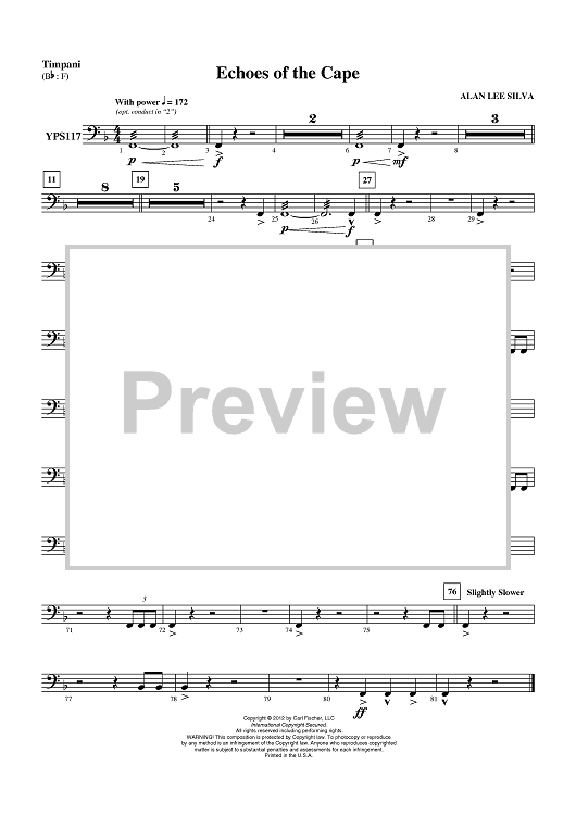 Echoes of the Cape - Timpani