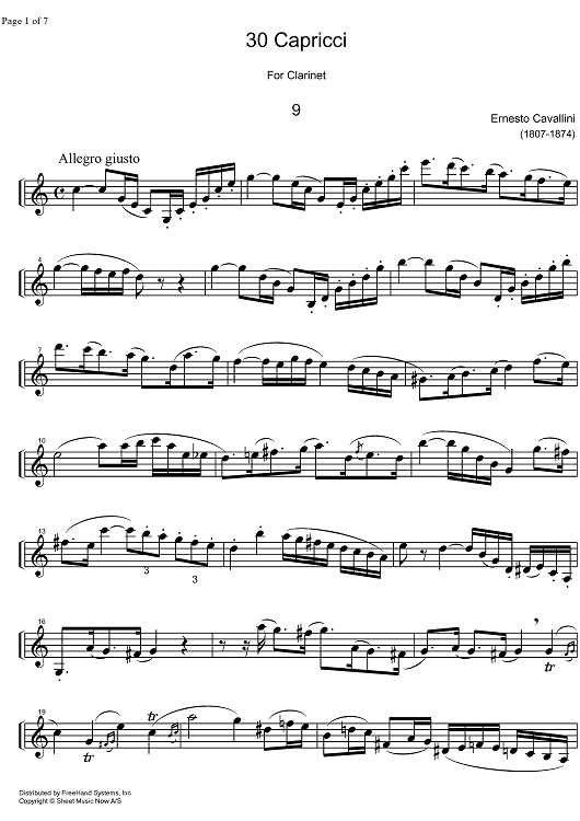 Capriccio No. 9 C Major