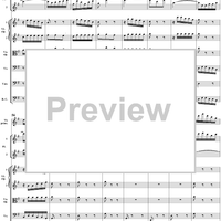 Brandenburg Concerto No. 4: Allegro - Score