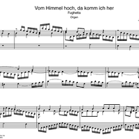 Vom Himmel hoch, da komm ich her BWV 701