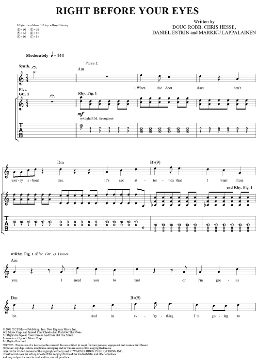 Right Before Your Eyes