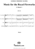 Music for the Royal Fireworks, No. 5: Minuet 1 - Score