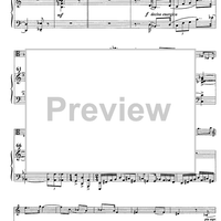 Variation on Béla Bartók theme - Score