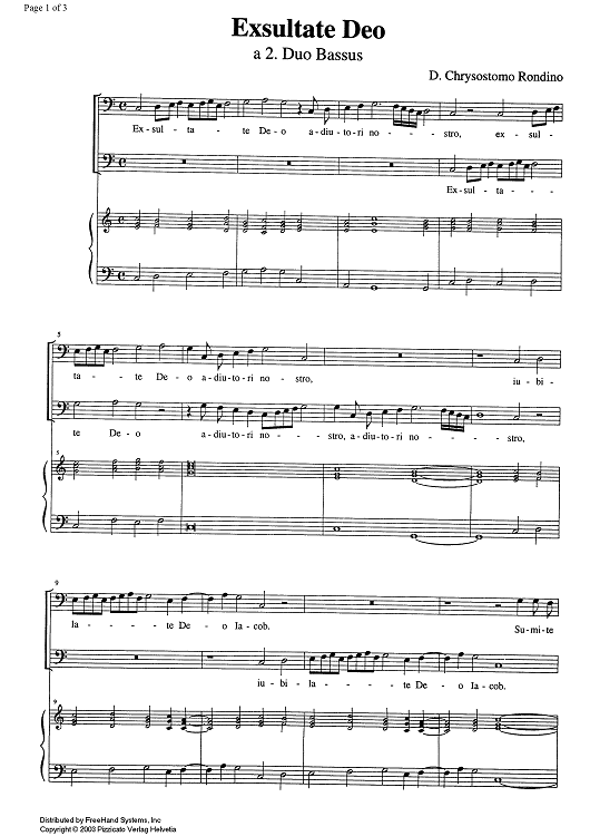 Exsultate Deo