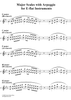 Major Scales with Arpeggio - E-flat Instruments