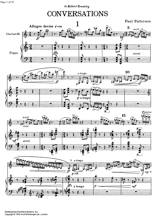 Conversations - Score