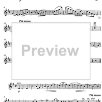 Messe solenne [set of parts] - Violin 1