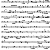 Sonata C Major - Bass