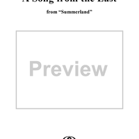 A Song from the East, No. 2 from Four Little Pieces "Summerland", Op. 54, No. 2