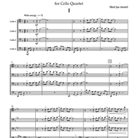 DMO: A Jazz Cello Quartet - Score