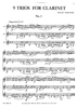 9 Trios for Clarinet