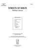 Streets of Shilin - Score Cover