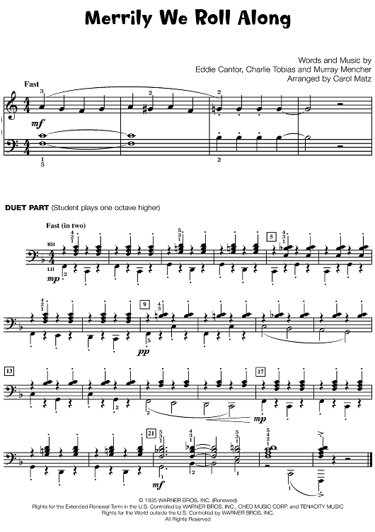 Merrily We Roll Along