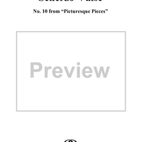 Picturesque Pieces, no. 10: Scherzo-Valse