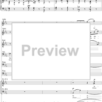 Recitative and Continuation of Grand Finale II from "Aida", Act 2 - Score