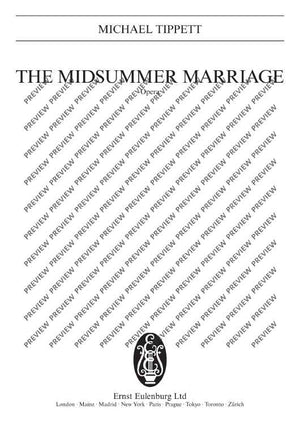 The Midsummer Marriage - Full Score