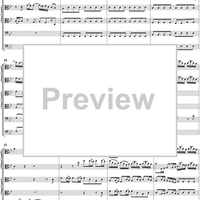 Brandenburg Concerto No. 6: Movement 1 - Score