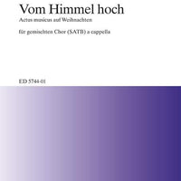 Vom Himmel Hoch - Choral Score