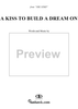 A Kiss to Build a Dream On