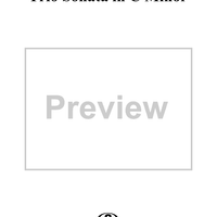 Trio Sonata in C Minor - Violin