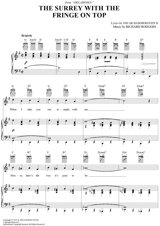 The Surrey with the Fringe on Top