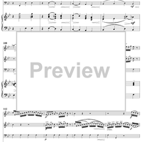 Trio Sonata in B-Flat Major, Wq161/1 - Piano Score