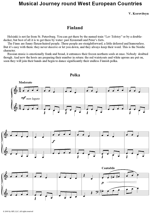 Musical Journey.  6. Finland. Polka