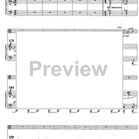 Variation on Béla Bartók theme - Score