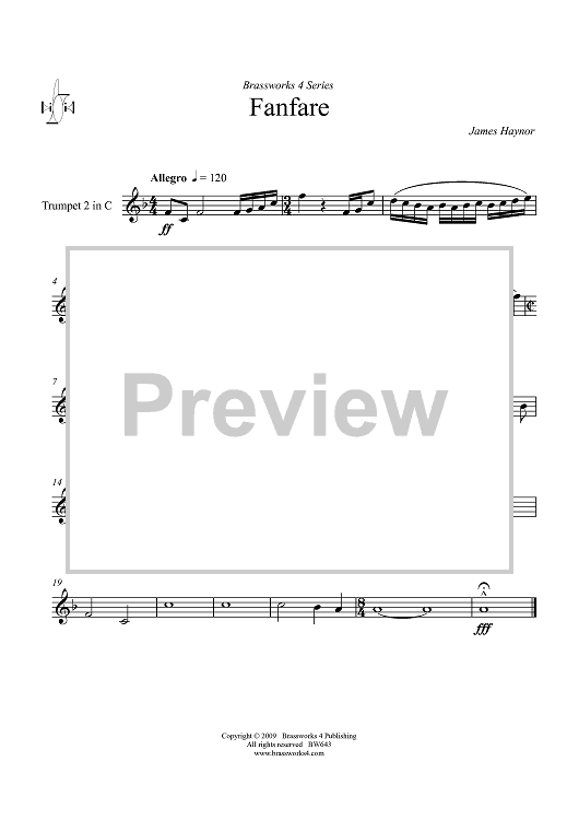 Fanfare - Trumpet 2 in C