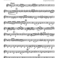 First Movement from Quartet No. 4 in C (K. 157) - Clarinet 3 in Bb