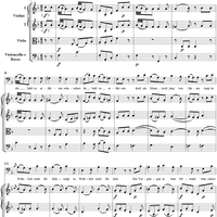 La Finta Giardiniera, Act 1, No. 9b "Das Vergnügen in dem Eh'stand" (Arietta) - Full Score