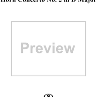 Horn Concerto No. 2 - Horn