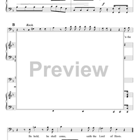 Messiah, no. 5: Thus saith the Lord - Piano Score