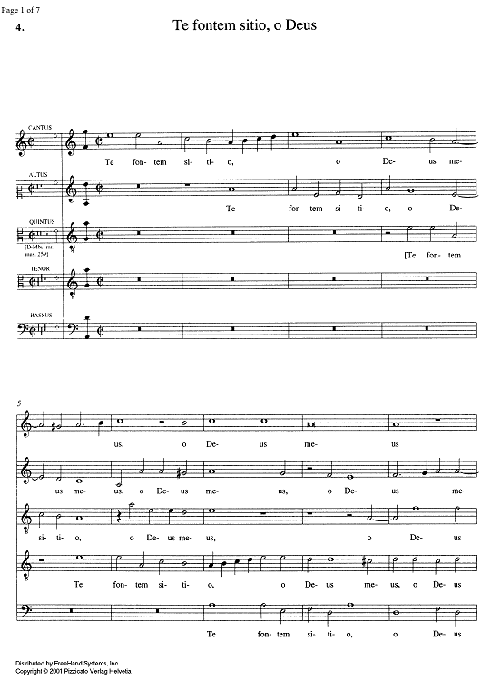 Te fontem sitio, o Deus