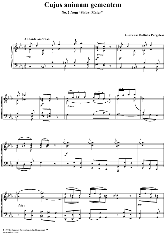 Stabat Mater, No. 2: Cujus animam gementem