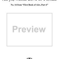 All ye, whom Love or Fortune - No. 14 from "First Book of Airs, Part 2"