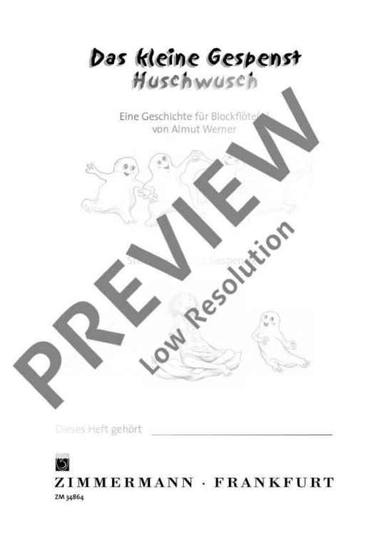 Das kleine Gespenst Huschwusch - Set of Parts