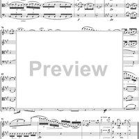 String Quartet No. 11 in E Major, Op. posth. 125, No. 2 - Score