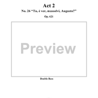 "Tu, è ver, m'assolvi, Augusto?", No. 26 from "La Clemenza di Tito", Act 2 (K621) - Full Score