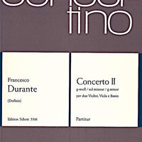 Concerto II G Minor - Score