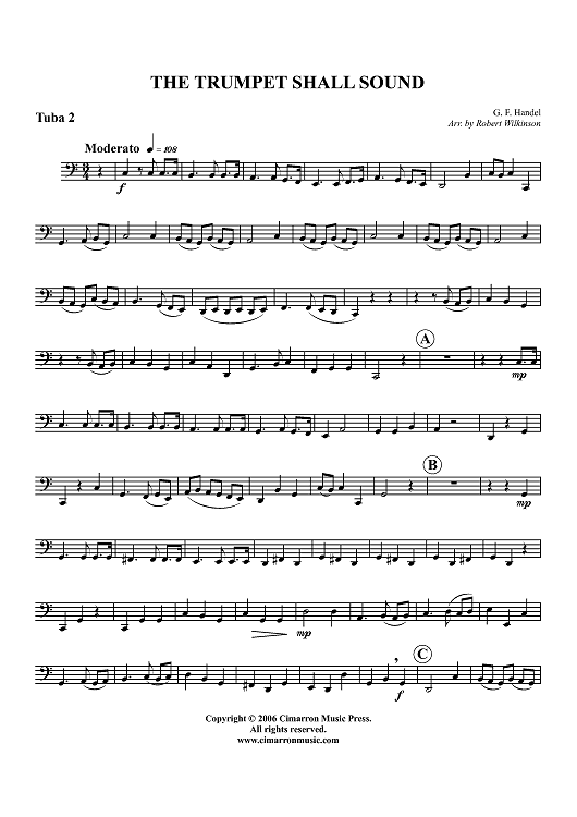 The Trumpet Shall Sound - Tuba 2